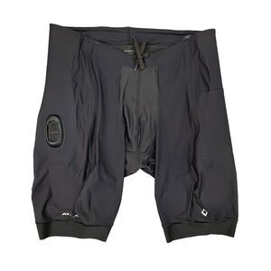 Athos Training Shorts Mens 2XTA Black Fitted Stretch Compression No Core